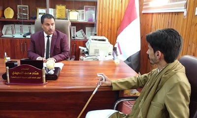 الوكيل السعيدي يلتقي مدير عام مديرية العبر عامر الصيعري 