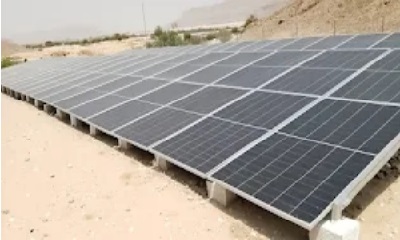 مدير عام مديرية القطن يدشن مشروع الطاقة الشمسية لبئر مياه شرب بحقل الجوادة بالمديرية 