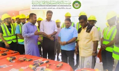 مدير مكتب الشؤون الاجتماعية والعمل بالقطن يزور مشروع التأهيل التخصصي في الطاقة الشمسية