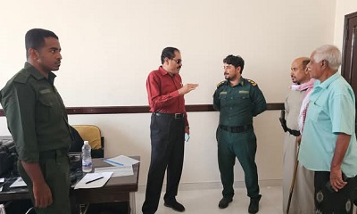 مدير عام مديرية ساه يتفقد حملة الحقيبة الميدانية لاستخراج البطاقة الإلكترونية