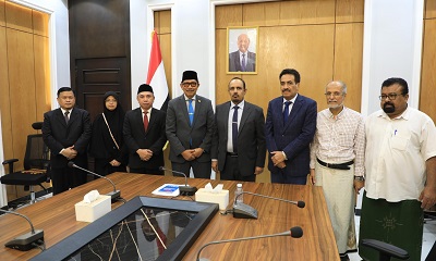 محافظ حضرموت يلتقى سفير اندونيسيا ويؤكدان على أهمية تطوير العلاقات الاقتصادية