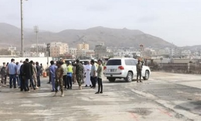 محافظ حضرموت يطلع على مستوى التنفيذ في مشروع خور المكلا المرحلة الثانية