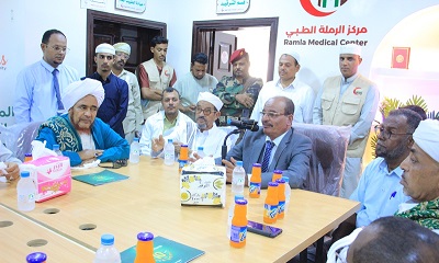 الوكيل التميمي والعلامة الحبيب عمر بن حفيظ يفتتحان مشروع مركز الرملة الطبي بتريم، ويدشنان القافلة الطبية المصاحبة للافتتاح