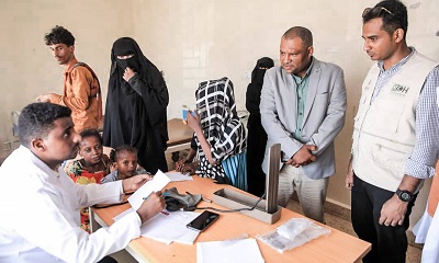 مدير الصحة في بروم ميفع يتفقد سير مشروع الرعاية الصحية المجتمعية بالمركز الصحي بميفع