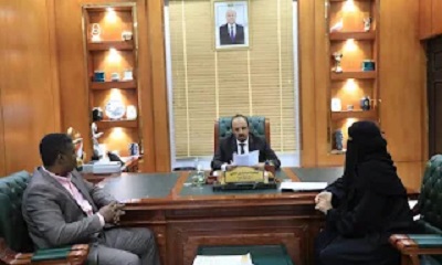 محافظ حضرموت يطلع على البرامج المنفذة لصندوق تنمية المهارات بالمحافظة خلال العام الجاري