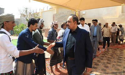 محافظ حضرموت يقدّم التعازي بوفاة المساعد ثاني بقوات النخبة الحضرمية سعيد علي سعيد باصريح