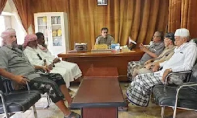 مدير عام مديرية القطن يلتقي قيادة أنتقالي القطن