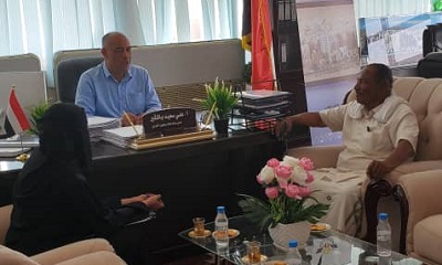 اتحاد عمال نقابات الوادي والصحراء – محافظة حضرموت يقوم بزيارة رسمية إلى مطار سيئون الدولي