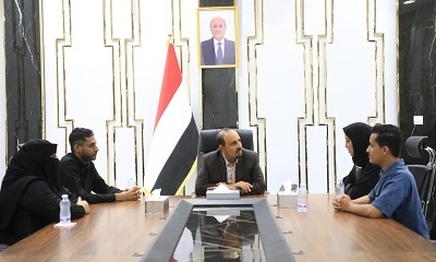 محافظ حضرموت يبحث مع ممثلة مؤسسة “فريدريش إيبرت” الألمانية برامج بناء قدرات الشباب وتعزيز خطاب المحبة والسلام