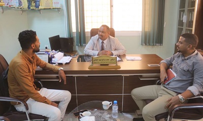 الجمحي يطلع على أوضاع إدارة الشؤون القانونية بمكتب وزارة الصحة العامة والسكان بساحل حضرموت