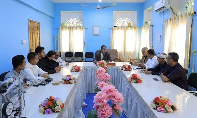 الوكيل العامري يلتقي الفريق الوطني المشارك في بطولة First Global ويشيد بجهودهم وتمثيلهم المشرف لليمن