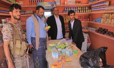 بناءً على توجيهات مدير عام مديرية العبر: حملة ميدانية لحصر المحلات وضبط المواد المخالفة 