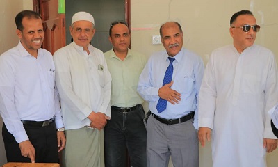 رئيس جامعة سيئون يزور جمعية رعاية وتأهيل المكفوفين وادي حضرموت ومدرسة الضياء للمكفوفين 