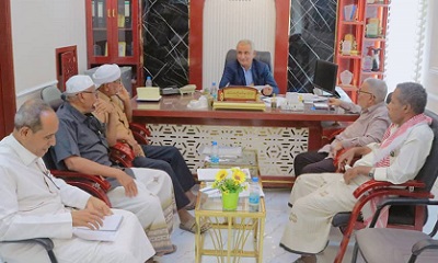 محلي مديرية سيئون يعقد اجتماعه الدوري ويناقش سير الجهود الخدمية والتنموية بالمديرية. 