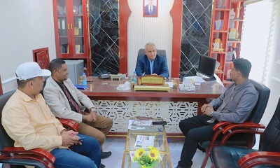 مدير عام سيئون يطلع على سير تنفيذ مشروع مجمع الأمانة العامة للأوقاف بمديرية سيئون.