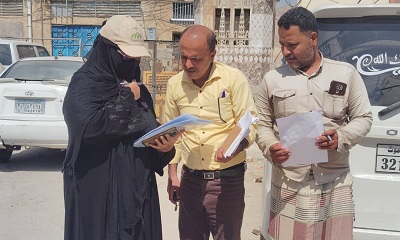 النزول الميداني لبرنامج التحصين والترصد لـ الشلل الرخو الحاد مديرية المكلا – منطقة المنوّرة