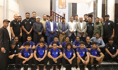 المحافظ بن ماضي يشيد بروح العزيمة والإصرار التي تحلّى بها اللاعبون والجهازان الفني والإداري للفريق