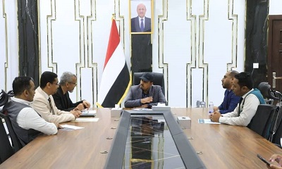 محافظ حضرموت يبحث مع قيادة مؤسسة العون التحضيرات لاحتضان المؤتمر الدولي “تضامن للتنمية 3” وتوافق “رؤية 2026” مع خطة السلطة المحلية