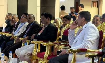 نائب مدير عام مكتب الصحة لشؤون المديريات الصحراوية يشارك في اللقاء العلمي السادس للسكري بالمكلا