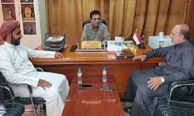 مدير عام مديرية القطن يلتقي إدارة مؤسسة أركان حضرموت للمقاولات