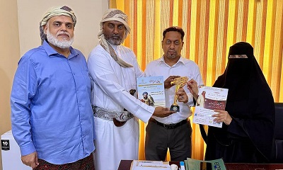 رئيس جمعية الصقور يزور فرع هيئة حماية البيئة بساحل حضرموت لبحث التعاون وحماية الموروث البيئي