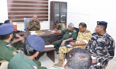 لقاء يناقش عدداً من القضايا الأمنية الهامة بساحل حضرموت