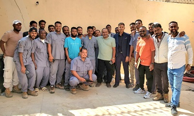 مؤسسة كهرباء ساحل حضرموت تكرّم كوادر وعمال فرع كهرباء فوه بمناسبة مرور عامين على تأسيسه