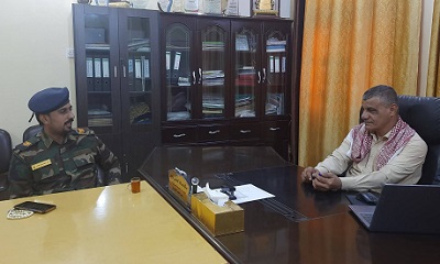 مدير عام مديرية غيل باوزير يطّلع على تقرير نشاط فرع مكافحة المخدرات بالمديرية