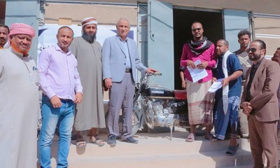 بحضور مدير عام مديرية سيؤن ومدير الدائرة التنظيمية للمجلس الانتقالي الجنوبي .. حملة أمانة الحضارم لاتحاد الملتقيات بحضرموت .. يدشنون صرف بعض ممتلكات المواطنين