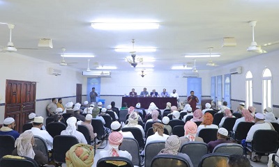 أجرى مكتب الأوقاف والإرشاد بوادي حضرموت والصحراء، لقاء بأئمة وخطباء المساجد لحشد طاقات المواطنين من أجل تطبيع الحياة والحفاظ على الأمن والاستقرار