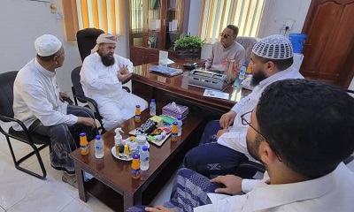 المدير التنفيذي لمؤسسة وادي حضرموت الخيرية يزور جمعية رعاية وتأهيل المكفوفين بوادي حضرموت