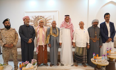 الوفد السعودي وقيادة السلطة المحلية بحضرموت تلتقيان قيادات الكتلة البرلمانية والشورى ومرجعيات قبائل حضرموت