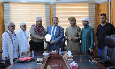 حافة مريمة تكرّم وكيل محافظة حضرموت تقديرًا لإسهاماته في إنجاح فعاليات المطلع السنوي 