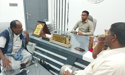 اتحاد الطائرة بوادي حضرموت يُطلع مدير عام مدير وزارة الشباب والرياضة على استعدادات منتخب الوادي والصحراء