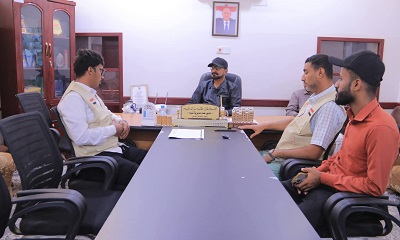 مدير عام شبام يبحث مع مؤسسة أيادي الخير للتنمية تدخلات تنموية في التعليم والصحة والبنية التحتية