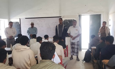 استمرار للنزولات الميدانية لتفقد سير الامتحانات الفصلية للعام الدراسي 2025 /2026م