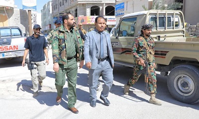 الوكيل العامري والعميد بن حبيش يتفقدان سير العمل في عدد من الادارات والمصالح الأمنية بسيئون