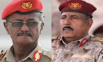 قائد لواء الريان يهنئ اللواء اليميني والعميد باسلوم والعقيد باخله بمناسبة تعيينهم في مناصبهم الجديدة بالمنطقة العسكرية الثانية 