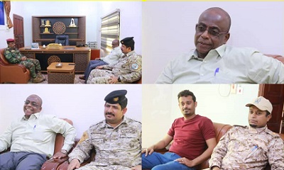 الرباكي يشيد بدور خفر السواحل في حماية ميناء المكلا ويبحث سبل تعزيز التعاون المشترك