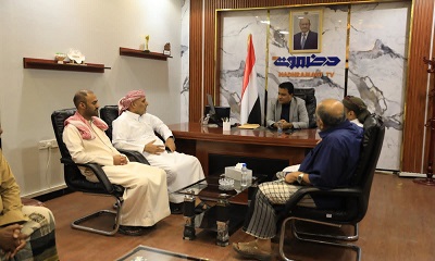 رئيس قطاع تلفزيون حضرموت يستقبل وفد مجلس حضرموت الوطني في زيارة ودية