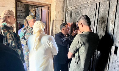 القاضي لرضي يتفقد اوضاع السجن و السجناء في سيئون