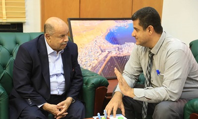 محافظ حضرموت يطلع على تجهيزات ربط سبعة آبار جديدة وإدخالها للخدمة استعدادا لشهر رمضان والصيف المقبل