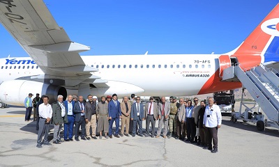 الوكيل العامري يدشن استئناف الرحلات الجوية عبر مطار سيئون الدولي