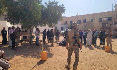 شرطة حضرموت الوادي والصحراء والنيابة العامة تنفذان حكم قصاص بالاعدام في المحكوم عليه نائف صالح عوض بن صميل الكثيري