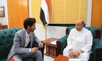 مدير عام العبر يلتقي عضو مجلس القيادة الرئاسي محافظ حضرموت ويستعرض أوضاع المديرية واحتياجاتها الخدمية