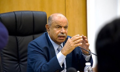 مدير عام مؤسسة المياه بوادي حضرموت يهنئ محافظ حضرموت بمناسبة تعيينه عضواً في مجلس القيادة الرئاسي