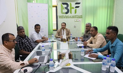 اللجنة التوجيهية لمشروع مجتمعات متجددة بوادي حضرموت تعقد اجتماعها الدوري