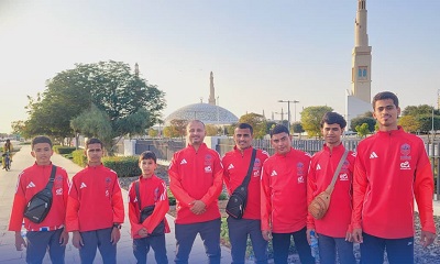 بعثة فريق التايكواندو بنادي سيئون تصل إلى دولة الأمارات العربية المتحدة للمشاركة في بطولة الفجيرة الدولية وبطولة كأس العرب