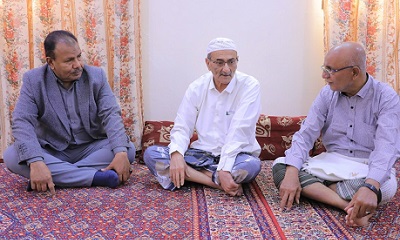 وكيل محافظة حضرموت يعزي الدكتور عبدالقادر الكاف في وفاة والدة زوجته