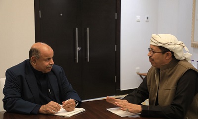 عضو مجلس القيادة محافظ حضرموت يبحث مستجدات الوضع الأمني مع وكيل وزارة الداخلية